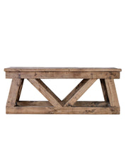 Load image into Gallery viewer, Timber Frame Wood Coffee Table