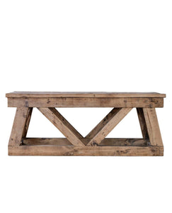 Timber Frame Wood Coffee Table