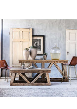 Load image into Gallery viewer, Timber Frame Wood Coffee Table | Vintage Character