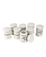 Load image into Gallery viewer, Apothecary Ceramic Bottles Set of 8 | Vintage Character