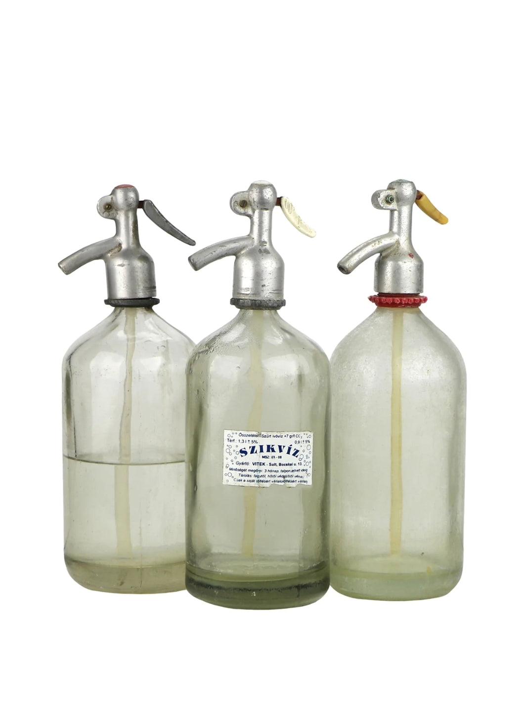 Antique European Glass Seltzer Bottle
