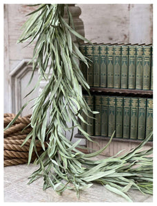 Green Grass Serene Shoals Garland 5' | Vintage Character