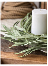 Load image into Gallery viewer, Green Grass Serene Shoals Candle Ring | Vintage Character