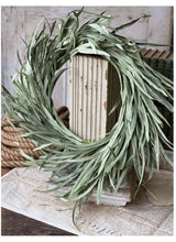 Load image into Gallery viewer, Green Grass Serene Shoals Wreath | Vintage Character