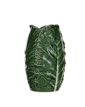 Load image into Gallery viewer, Hand Painted Stoneware Cabbage Shaped Vase | Vintage Character
