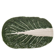 Load image into Gallery viewer, Hand Painted Stoneware Cabbage Shaped Platter | Vintage Character
