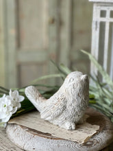Load image into Gallery viewer, Concrete Rustic Wren Perched Bird | Vintage Character