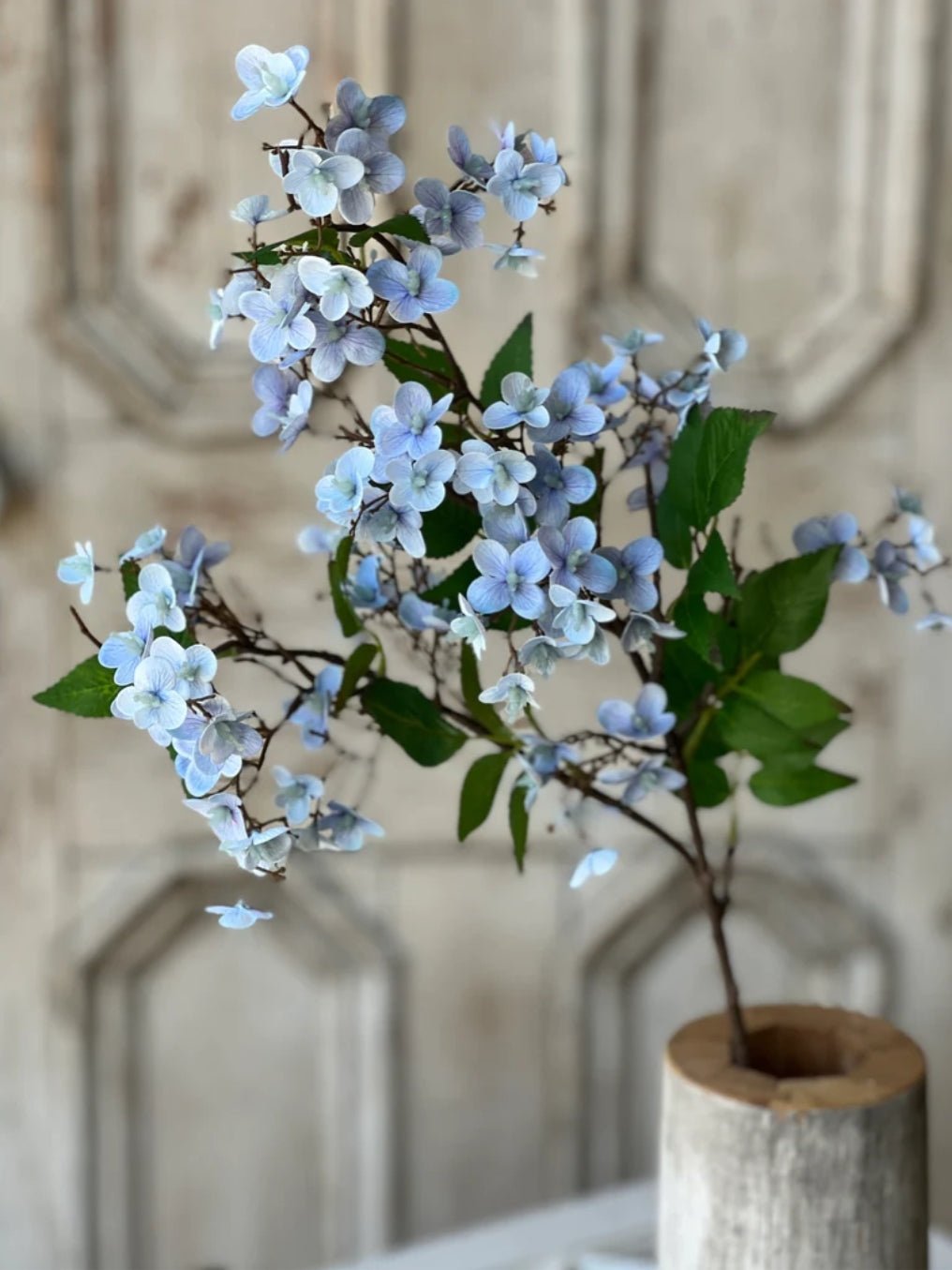 Canterbury Blue Mist Hydrangea Spray | Vintage Character