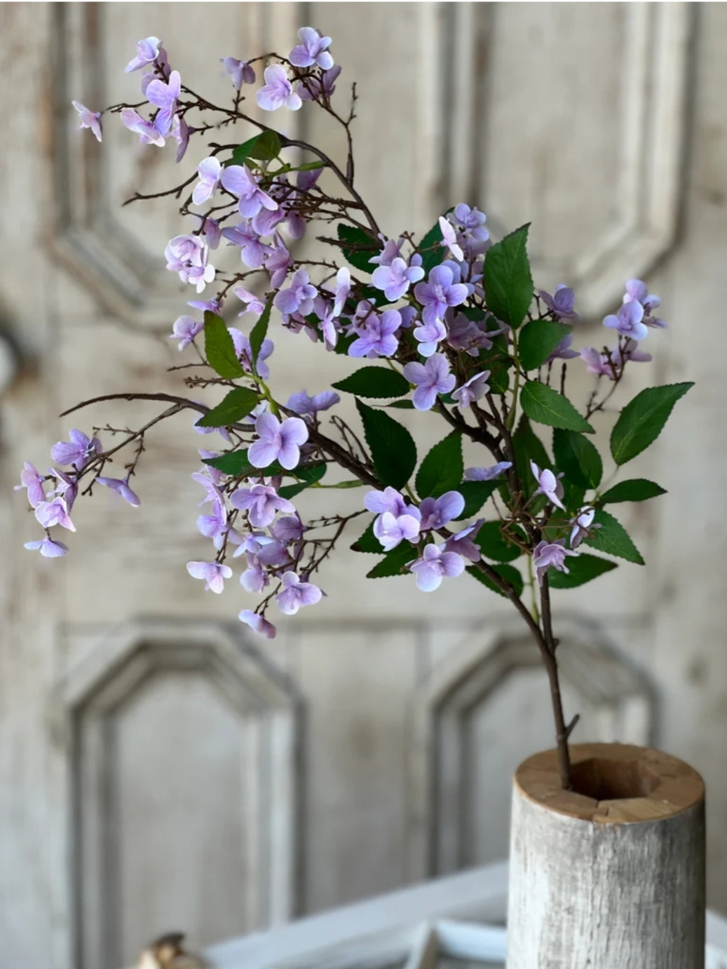 Canterbury Lilac Purple Hydrangea Spray