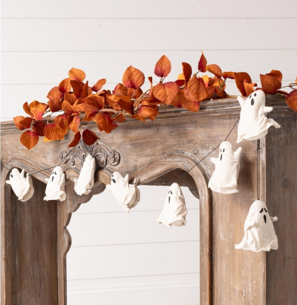 Fall Canvas Ghost Garland