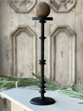 Load image into Gallery viewer, Sycamore Black Candle Holder ~ Pillar