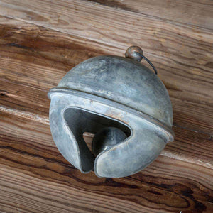 Oversized Weathered  Sleigh Jingle Bell ~ Medium | Vintage Character