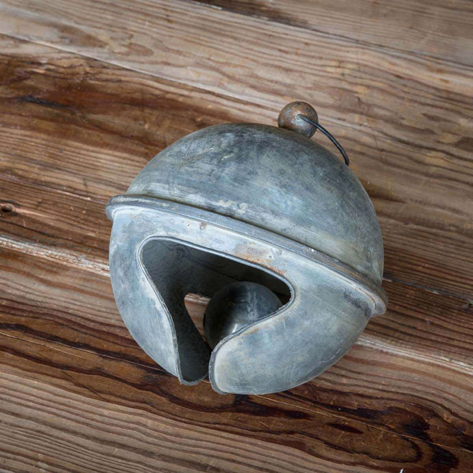 Oversized Weathered  Sleigh Jingle Bell ~ Medium | Vintage Character