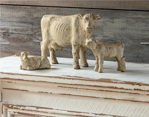 Cow Bovine Family Set of 3