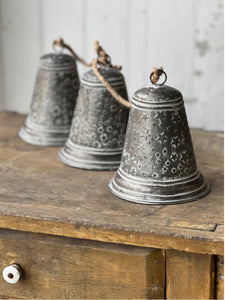 Christmas Hanging Bethlehem Bells Set of 3 | Vintage Character