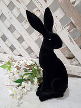 Load image into Gallery viewer, Black Velvet Bunny ~ Side Stance