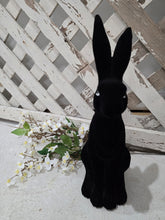 Load image into Gallery viewer, Black Velvet Bunny ~ Standing