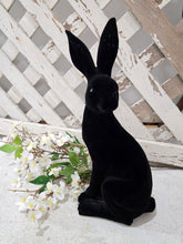 Load image into Gallery viewer, Black Velvet Bunny ~ Side Stance