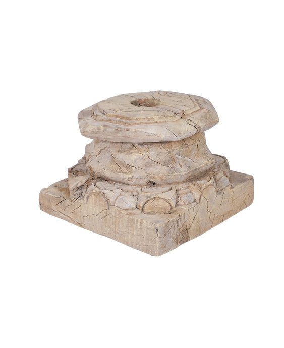 Antique Bleached Wood Capital