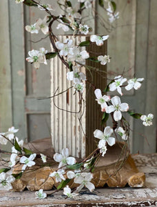 Day Drift White Dogwood Garland 6ft