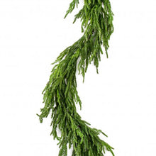 Load image into Gallery viewer, Christmas Frosted Norfolk Pine Garland 65&quot;