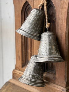 Christmas Hanging Bethlehem Bells Set of 3 | Vintage Character