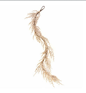 Iced Gold Twig Garland 4ft