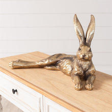 Load image into Gallery viewer, Gold Hare Rabbit ~ Laying