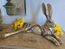 Load image into Gallery viewer, Gold Hare Rabbit ~ Laying