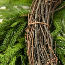 Load image into Gallery viewer, 24&quot; Christmas Norfolk Pine Wreath