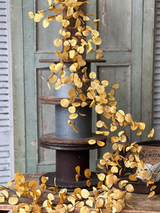 Fall Yellow Penny Leaf Garland