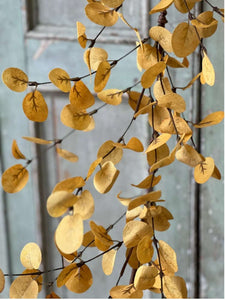 Fall Yellow Penny Leaf Garland