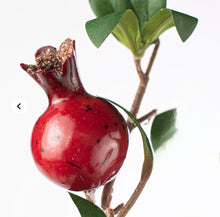 Load image into Gallery viewer, Red Pomegranate Stem ~ 35&quot;