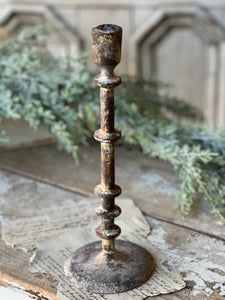 Sahara Taper Candle Holder Set of 3 Distressed Finish