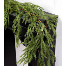 Load image into Gallery viewer, Christmas Skinny Pine Pine Garland 6Ft