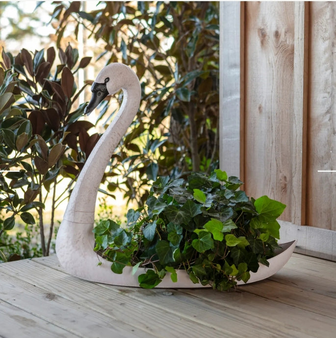Metal Swan Container