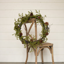 Load image into Gallery viewer, Twigs &amp; Pinecones 20&quot; Wreath | Vintage Character