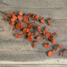 Load image into Gallery viewer, 34&quot; Dark Rust Eucalyptus Spray