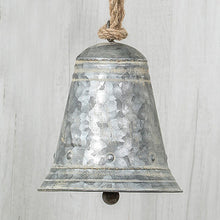 Load image into Gallery viewer, Christmas 9&quot; Metal Cylinder Bell