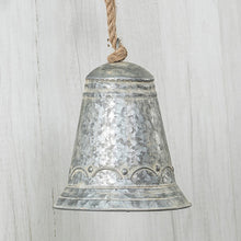 Load image into Gallery viewer, Christmas 10&quot; Metal Cylinder Bell