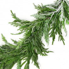Load image into Gallery viewer, Christmas Snowy Pine Garland 5Ft