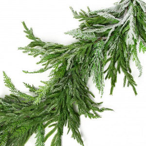 Christmas Snowy Pine Garland 5Ft