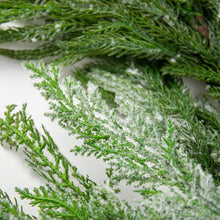Load image into Gallery viewer, Christmas Snowy Pine Garland 5Ft