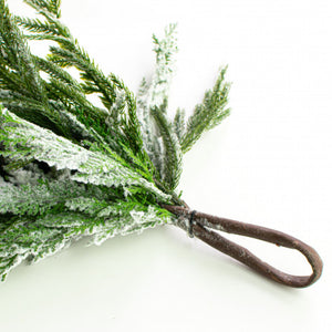 Christmas Snowy Pine Garland 5Ft